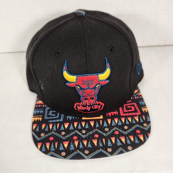 NWT Men's Chicago Bulls Windy City New Era 9FIFTY Original Strapback Cap - Picture 5 of 9